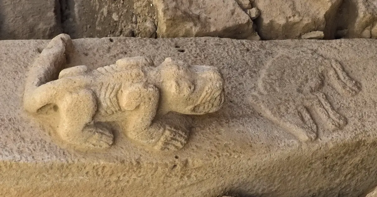 A feline predator relief on Pillar 27 at Göbekli Tepe.